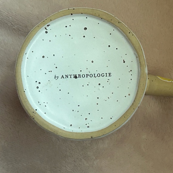 Anthropologie Kiki Dachshund Dog Mug Speckled Ceramic Tail Handle USED - Picture 3 of 3